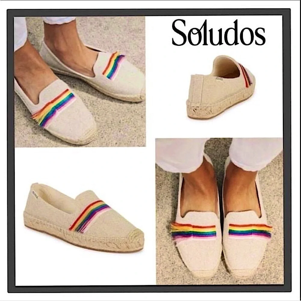 Anthropologie/Soludos Traditional Handcrafted Espadrilles Brand New in Box Sz 8